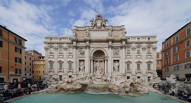 La fontana di Trevi Roma