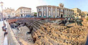 Anfiteatro de catania panoramica
