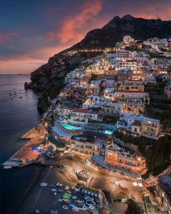 Anochecer en Amalfi