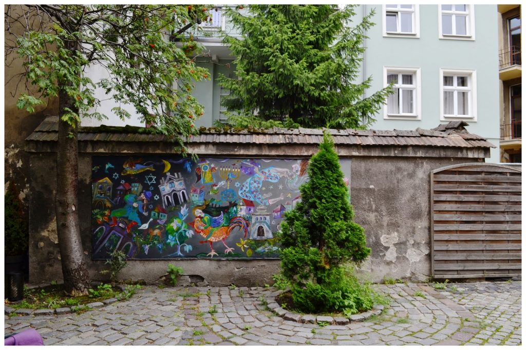 Grafitti en  Kazimierz en Cracovia