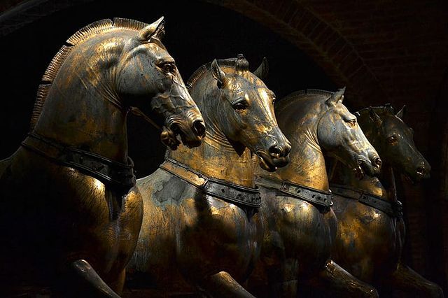 cautro caballos de la basilica de san marco en venecia