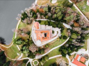 trakoscan castillo croacia desde el aire