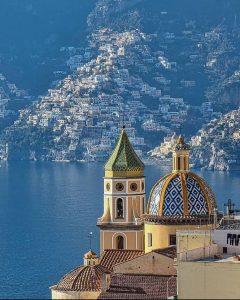 vistas de Positano desde praiano