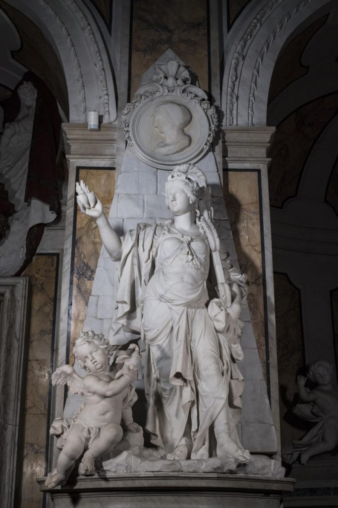 Estatua de la dulzura del yugo matrimonial de la capilla Sansevero