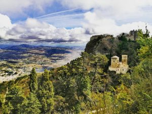 vistas de erice sicilia