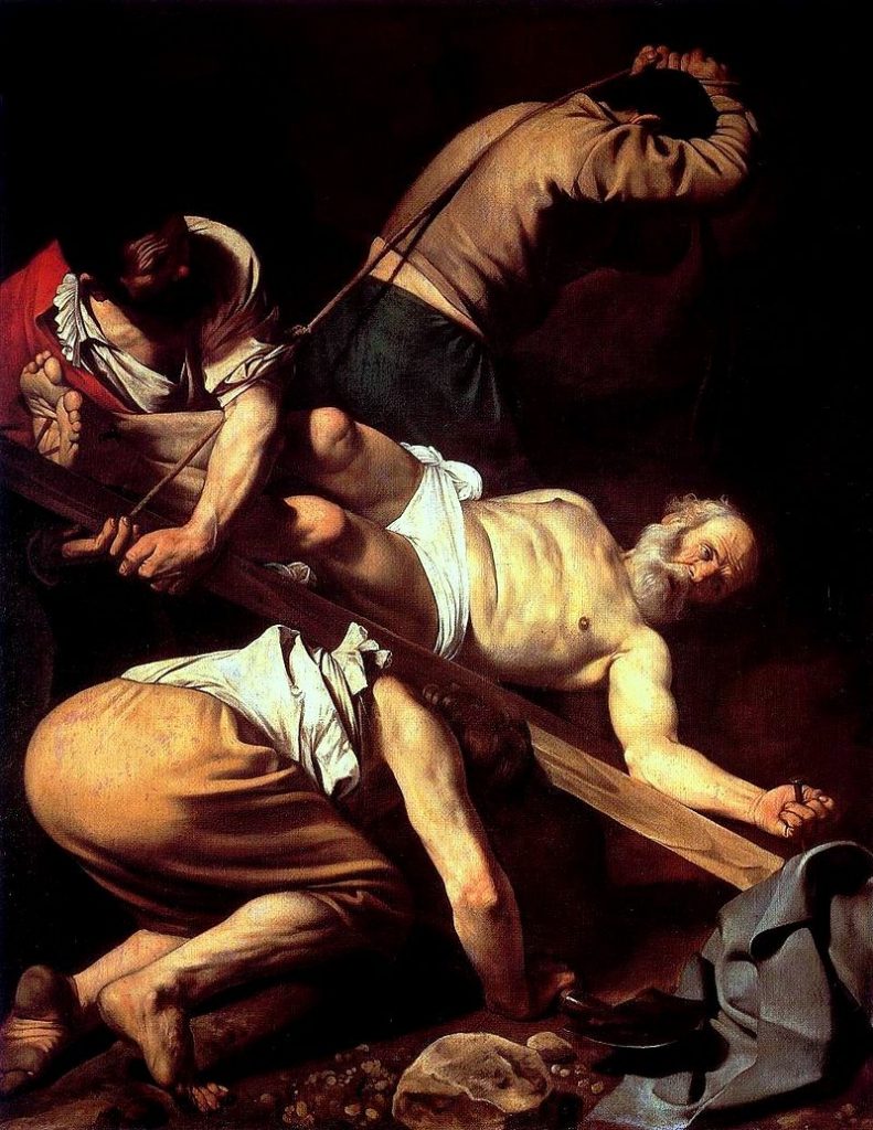 Caravaggio: Crucifixión de San Pedro y Conversión de San Pablo en la Capilla Cerasi