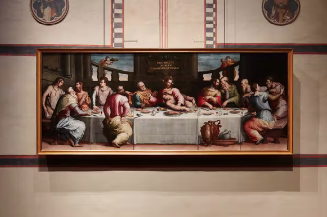Giorgio Vasari, La última cena, 1546-1547 Santa Croce