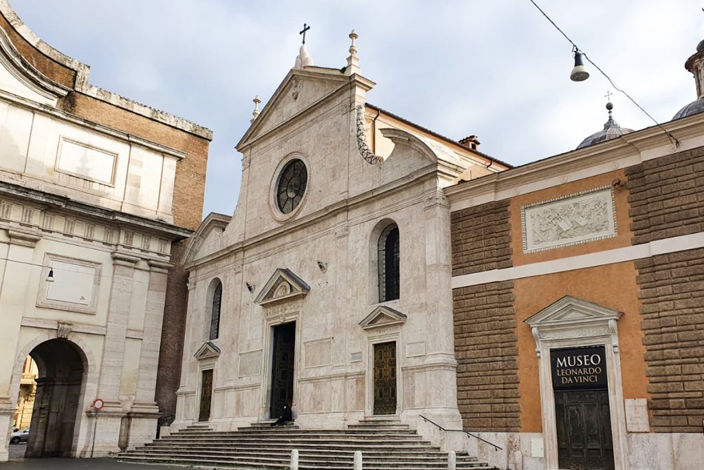 La fachada de la Basílica de Santa María del Popolo - Foto de Claudio Avanzini