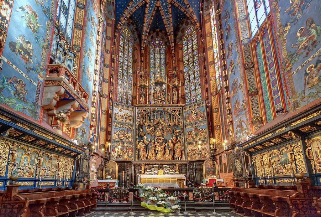 Retablo de la Basilica de Santa Maria en Cracovia