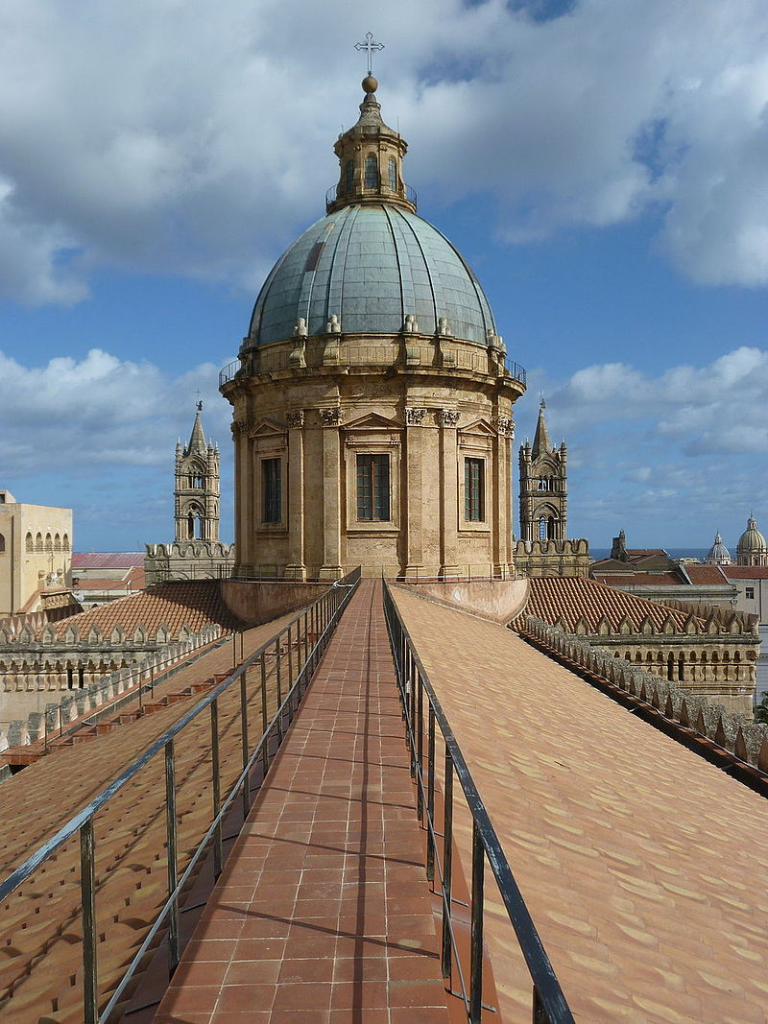 techo y cúpula de la catedral de Palermo