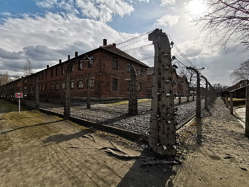 Campo de Concentración de Auschwitz, casas de las SS que operaban dentro del campo. 