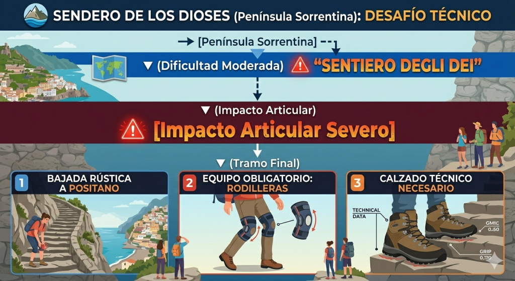 Que Hacer en Nápoles, "Sendero degli Dei".